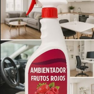 Atomizador Ambientador Frutos Rojos PROECO en una sala