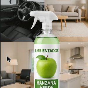 Atomizador Ambientador Manzana Verde PROECO en una cocina