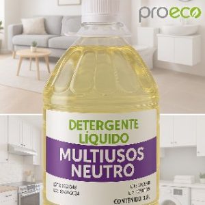 Garrafa de Detergente Líquido Multiusos Neutro PROECO de 3.8 litros